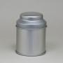 Tea Tin 130g "DOME" Silver